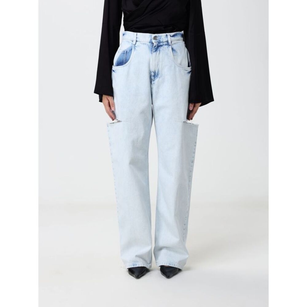 Maison Margiela Women Maison Margiela High-Waisted Wide Leg Denim Jeans
